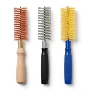 Wire Brush Set Copper Steel Nylon 3-Pack