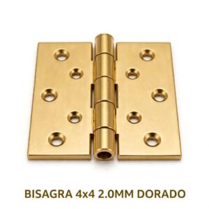 Gold Door Hinge 4x4 Inch 2.0mm