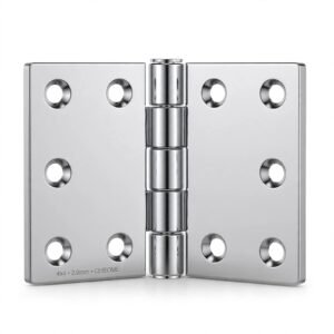 Chrome Door Hinge 4x4 Inch 2.0mm