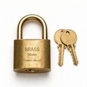 Brass Cylinder Padlock 60mm