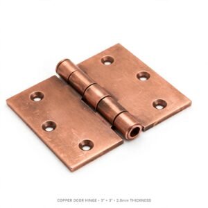 Copper Door Hinge 3×3 Inch 2.0mm