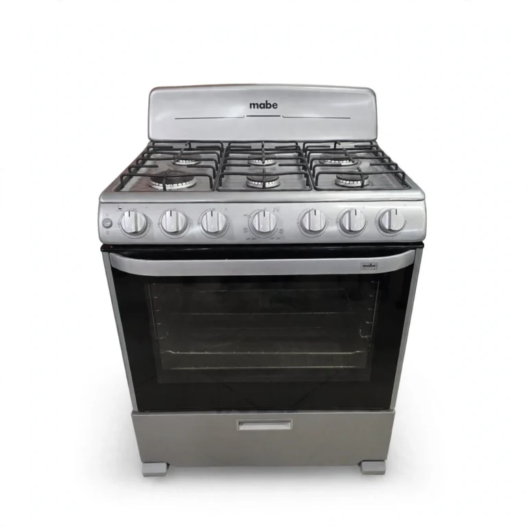 Mabe 6-Burner Gas Stove Silver 30 Inch